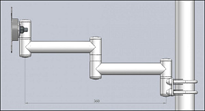 Кронштейн для монитора DS-30-2 - Фото 6