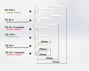  Кронштейн для монитора DS-VIP-2 - Фото 2