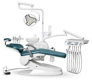Стоматологическая установка Safety M2 нижняя подача с 24-диодным светильником
